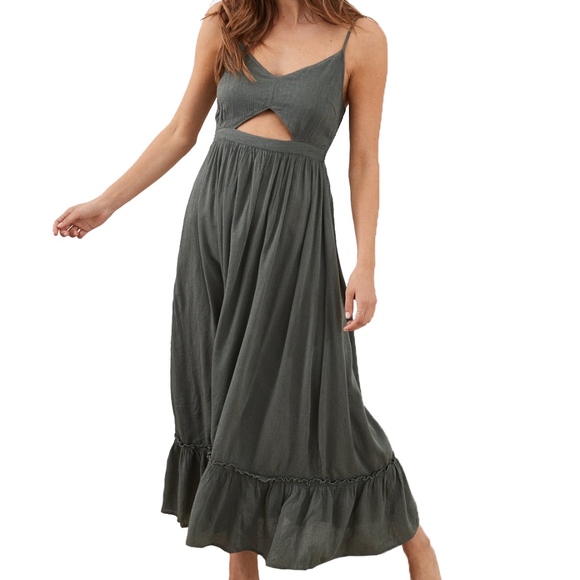 aerie Dresses & Skirts - AERIE - Boho Cutout Maxi Sundress